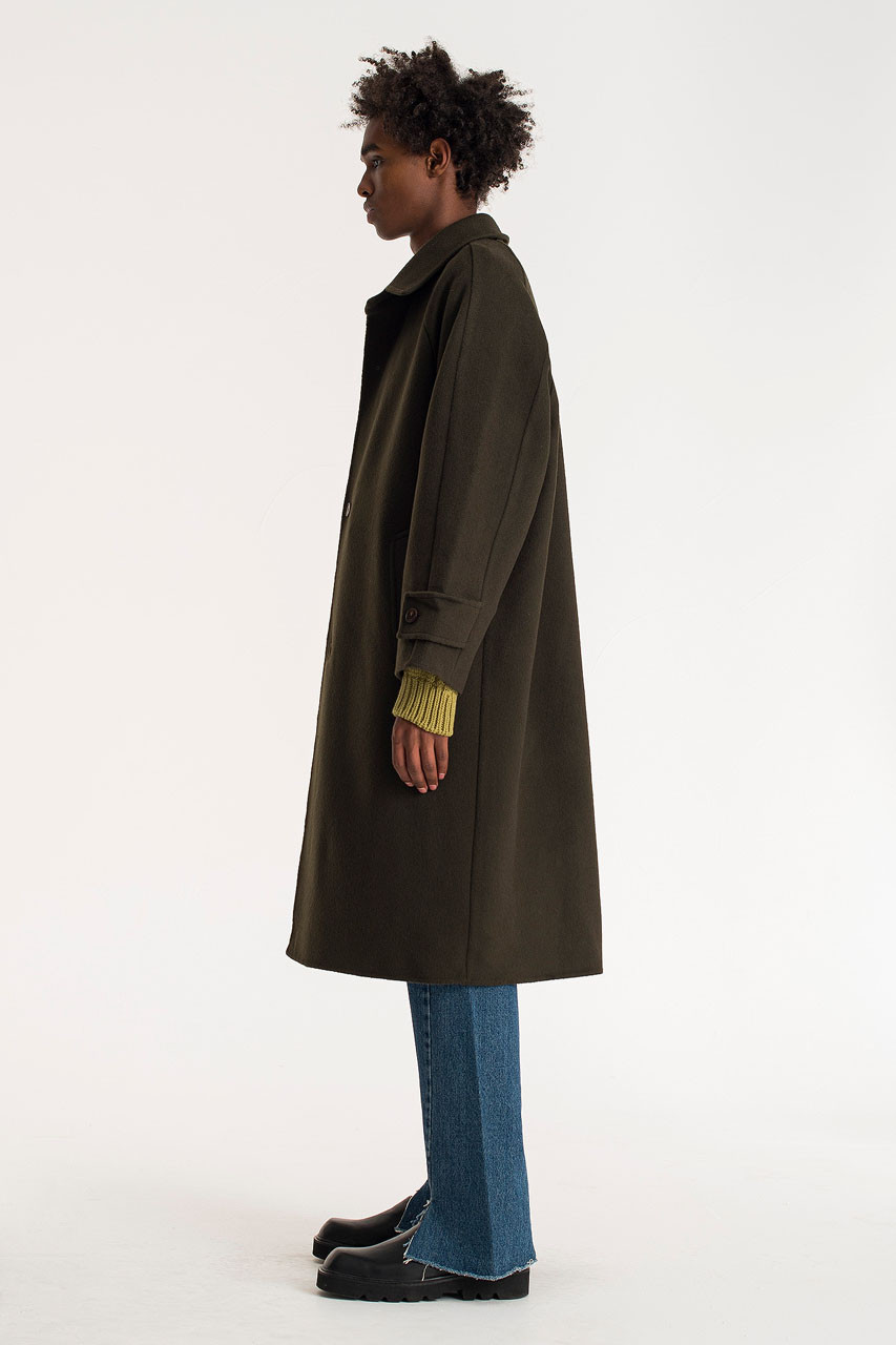 Menswear | Wool Car Coat, Forest