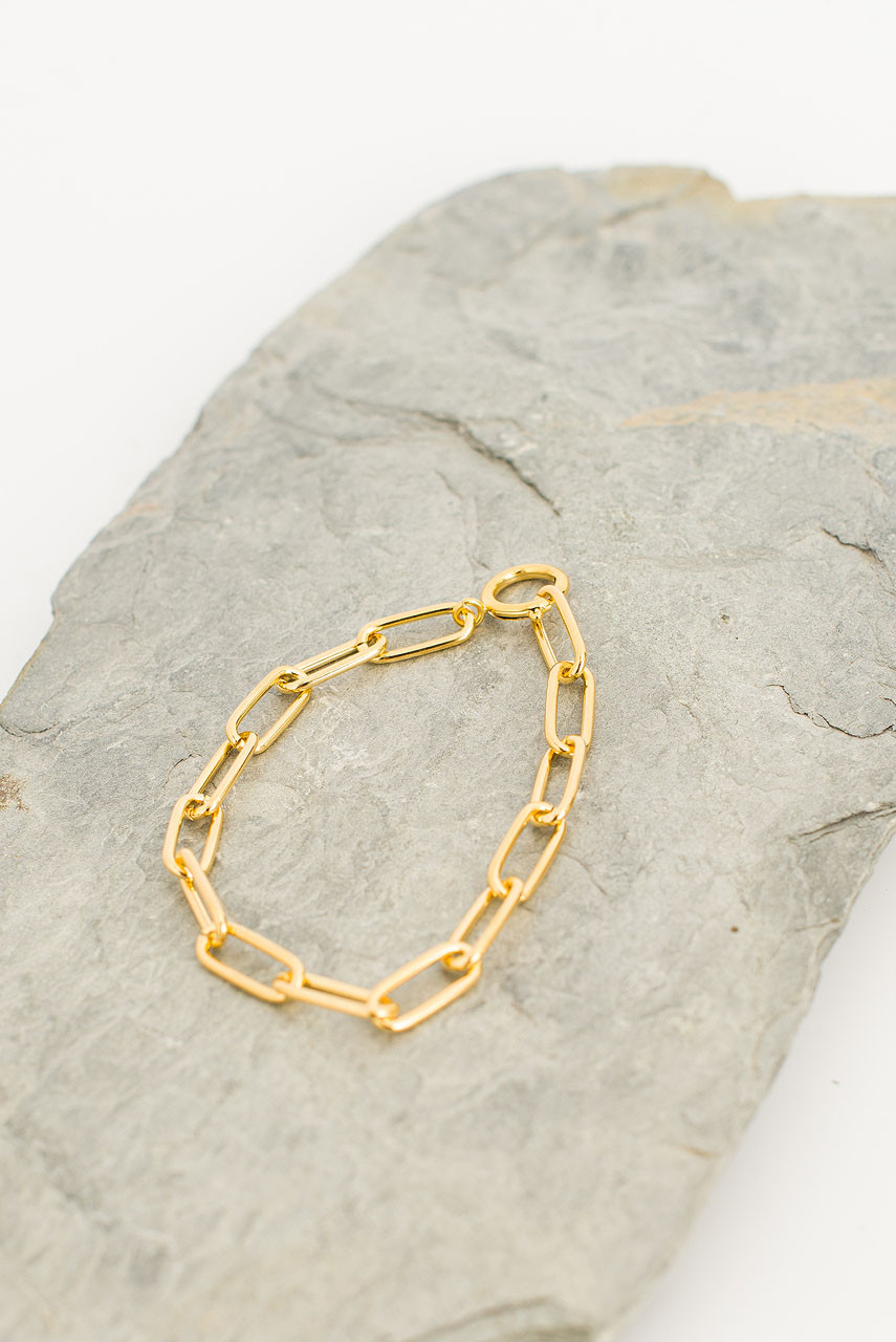 Elsa Chain Bracelet, Gold Plated