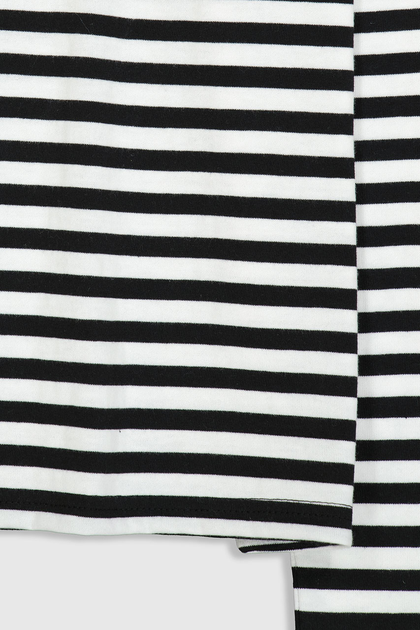 Otsu Stripe Tee, Ivory/Black