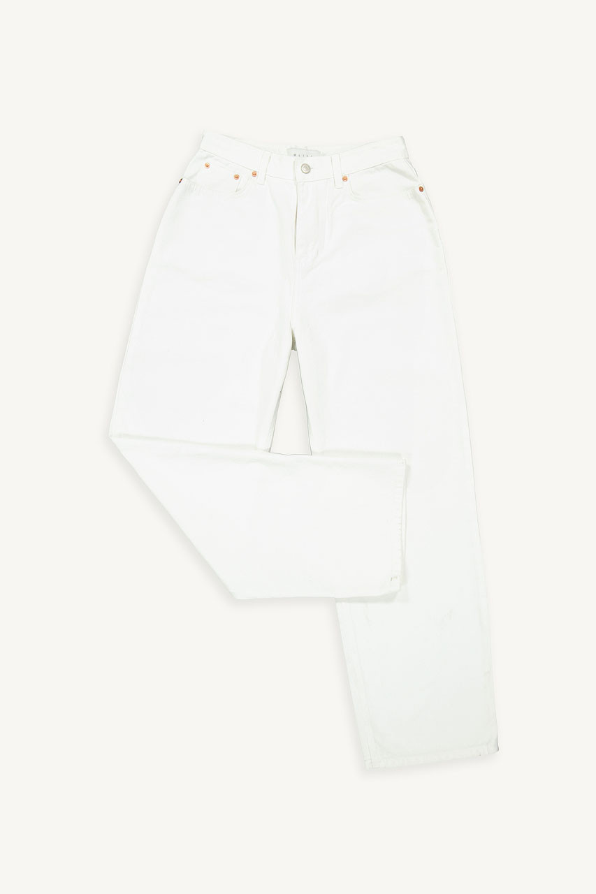 Loose White Jean, White