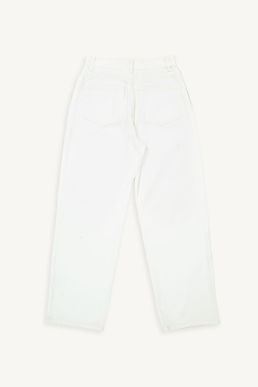 Loose White Jean, White