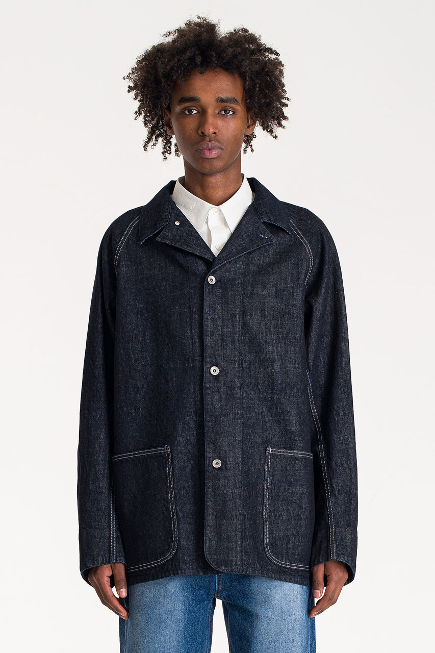 Menswear | Workwear-Style Denim Jacket, Indigo
