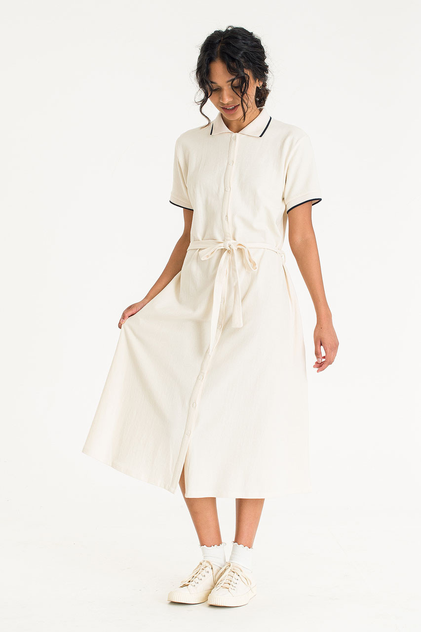 Tatso Polo Dress, Ivory