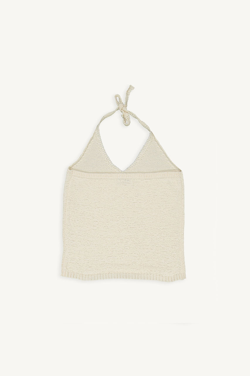 Lana Two Way Knit Top, Ivory