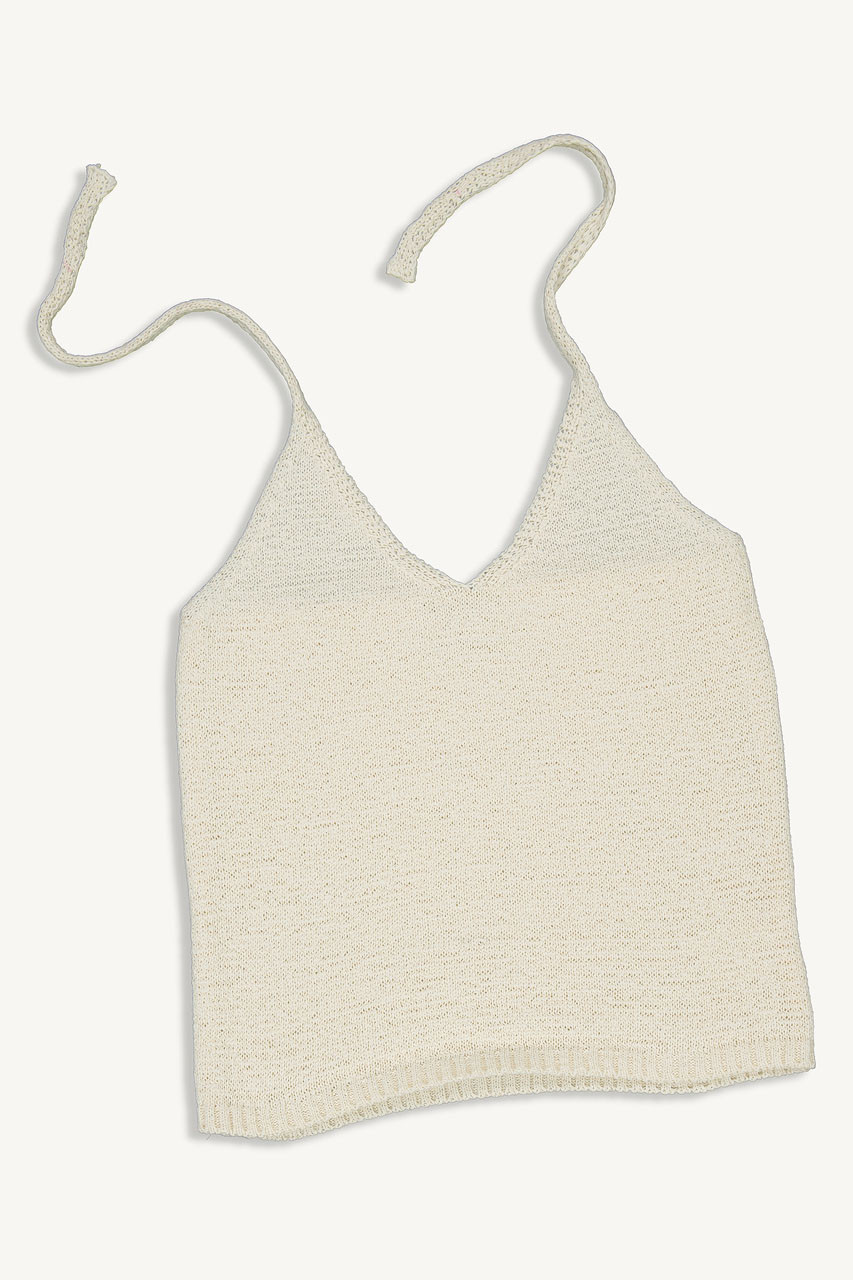 Lana Two Way Knit Top, Ivory