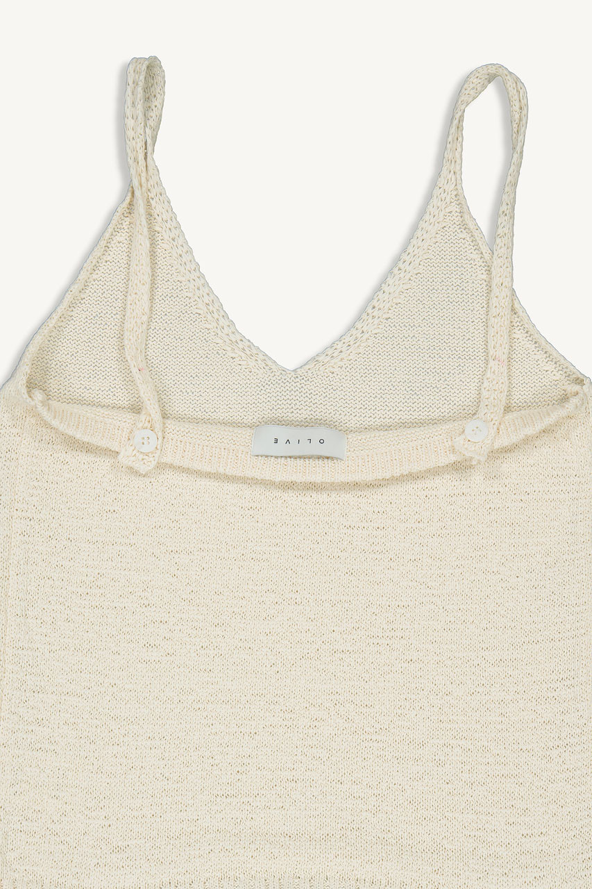 Lana Two Way Knit Top, Ivory