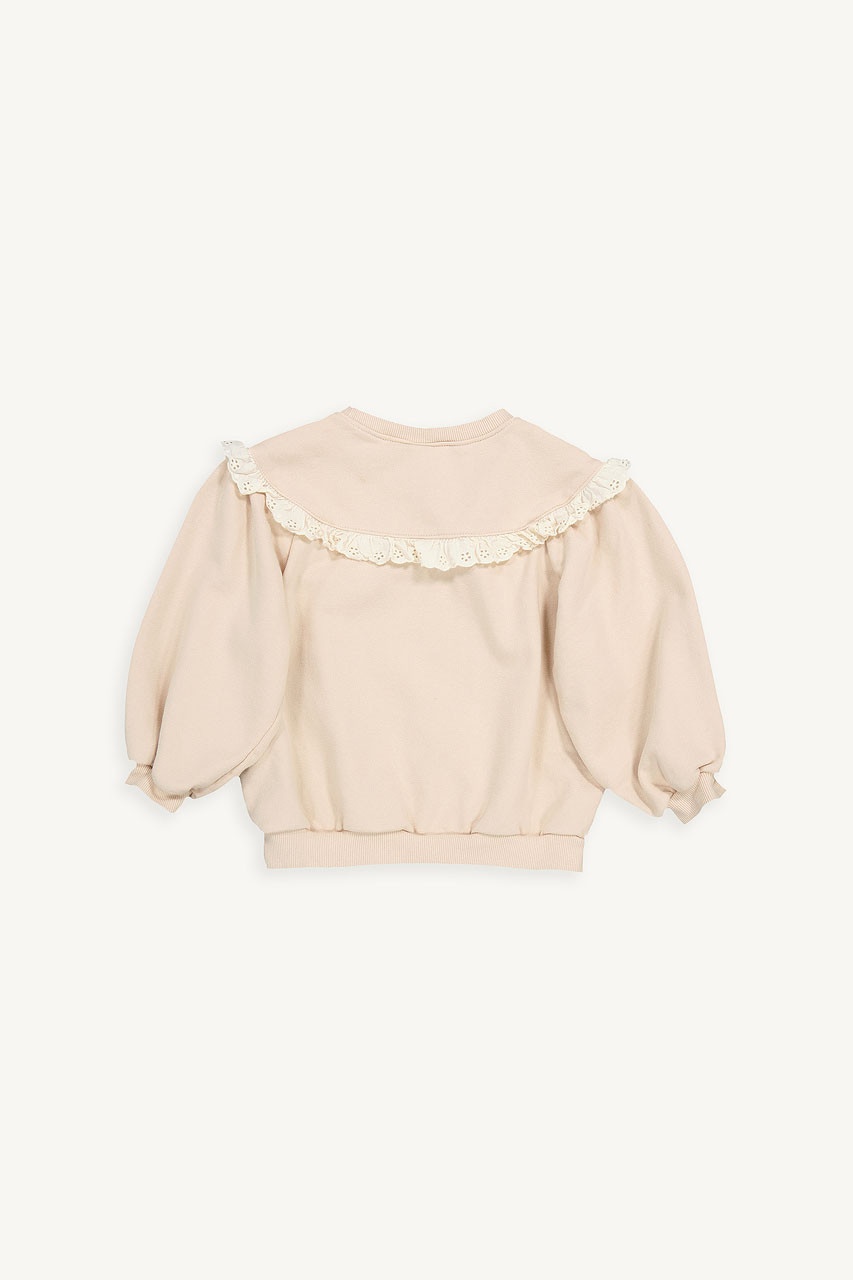 Mini Olive | Lace Sweatshirt, Pink