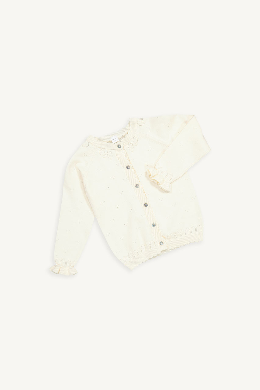 Mini Olive | Spring Cardigan, Ivory