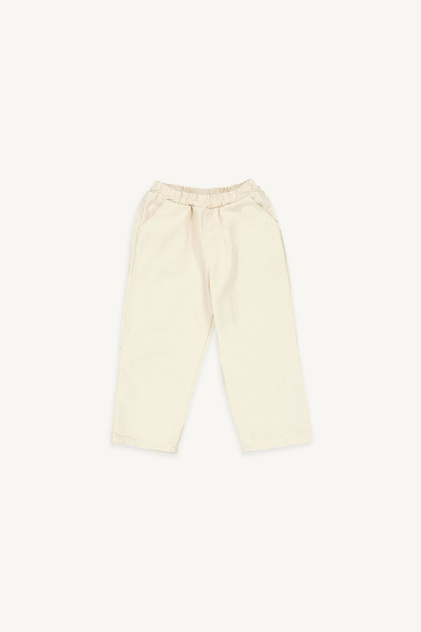 Mini Olive | Cotton Chino, Ivory