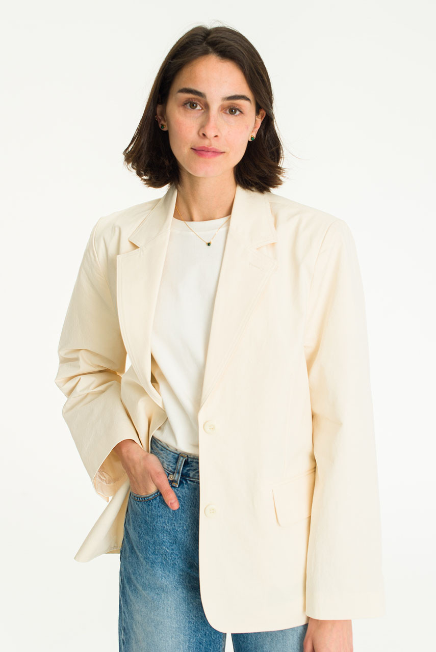 Shoko Simple Jacket, Ivory