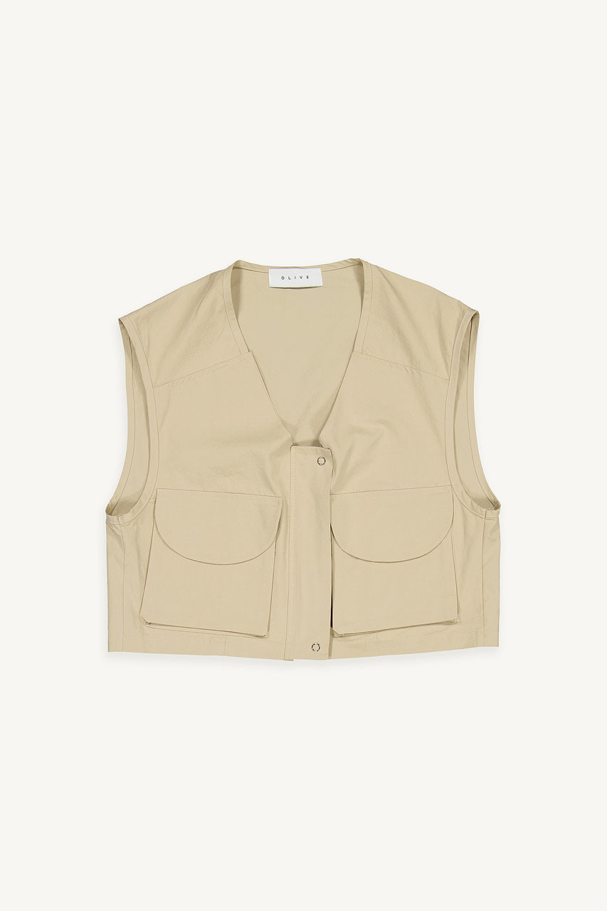 Camper Vest, Beige