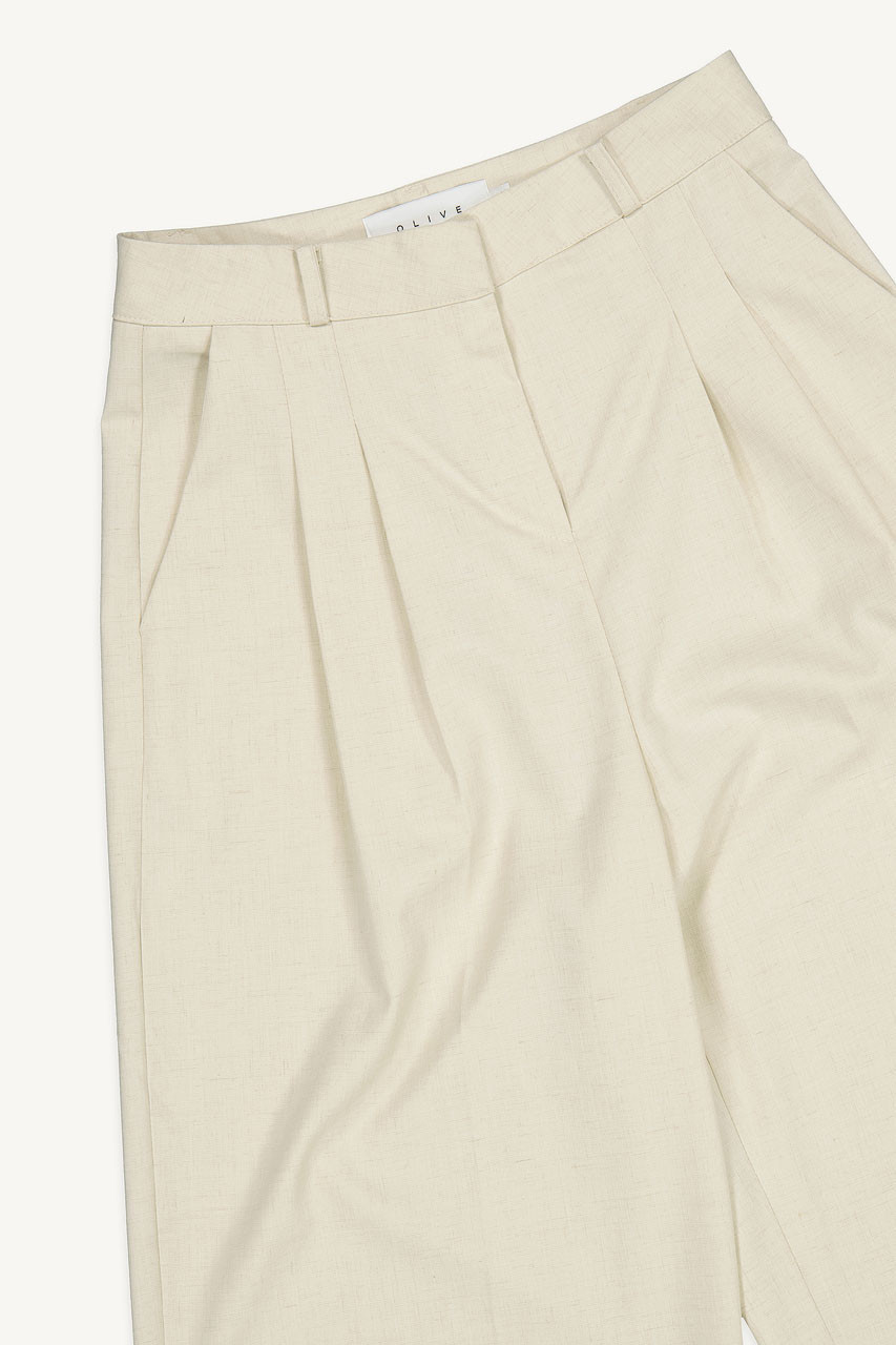 Elsa Light Weight Slacks, Oat