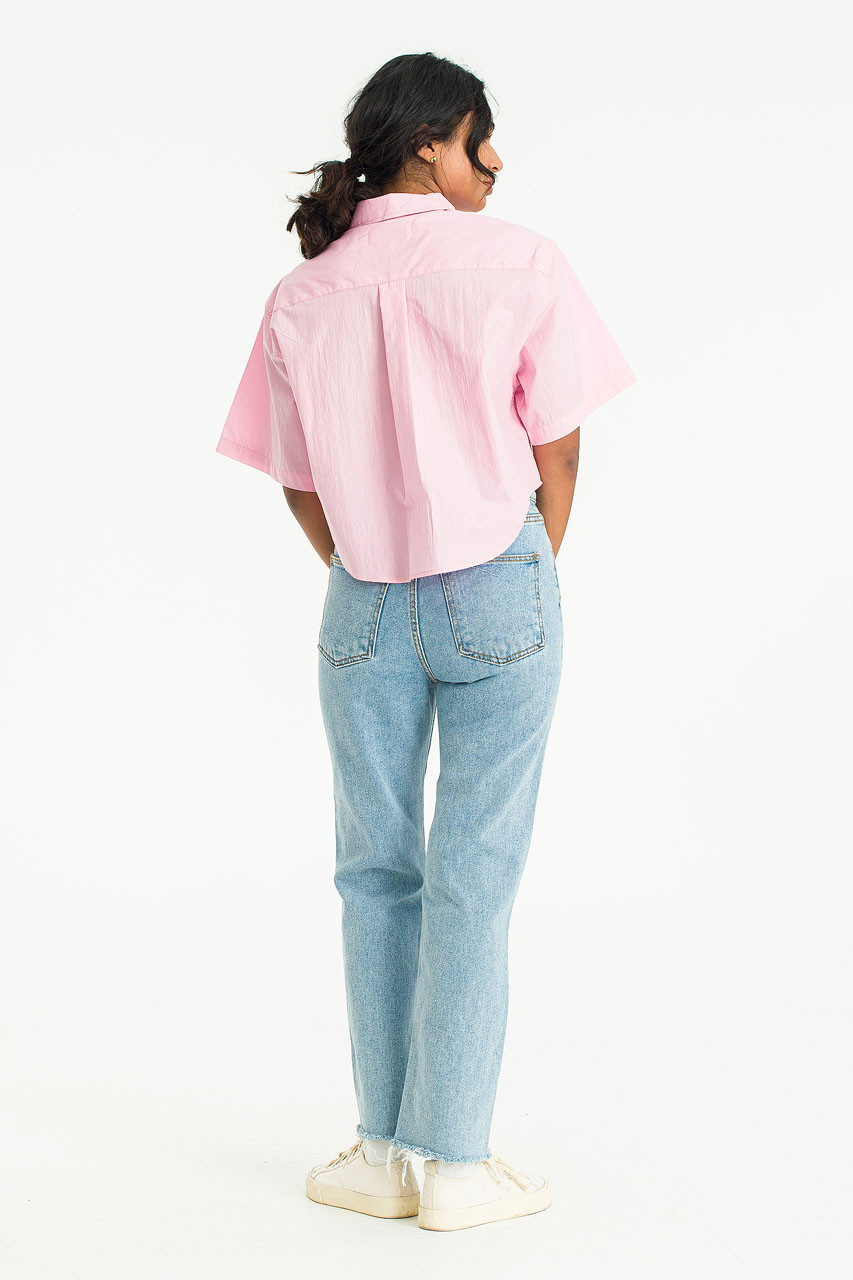 Kiko Crop Shirt, Pink