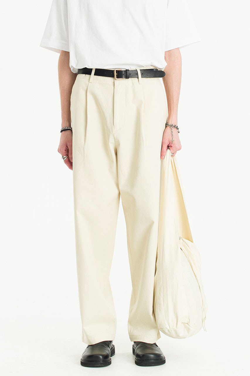 Menswear | Wide Pants, Cream