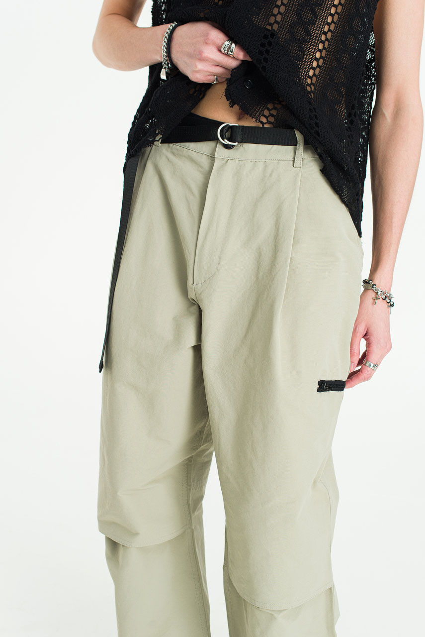Menswear | Belted Utility Pants, Stone