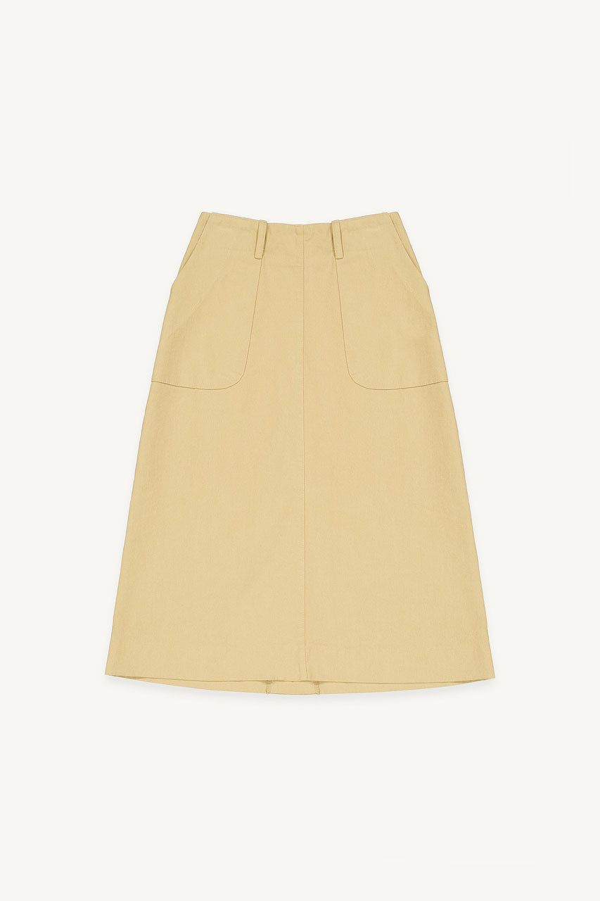 Hoya Cotton Skirt, Beige