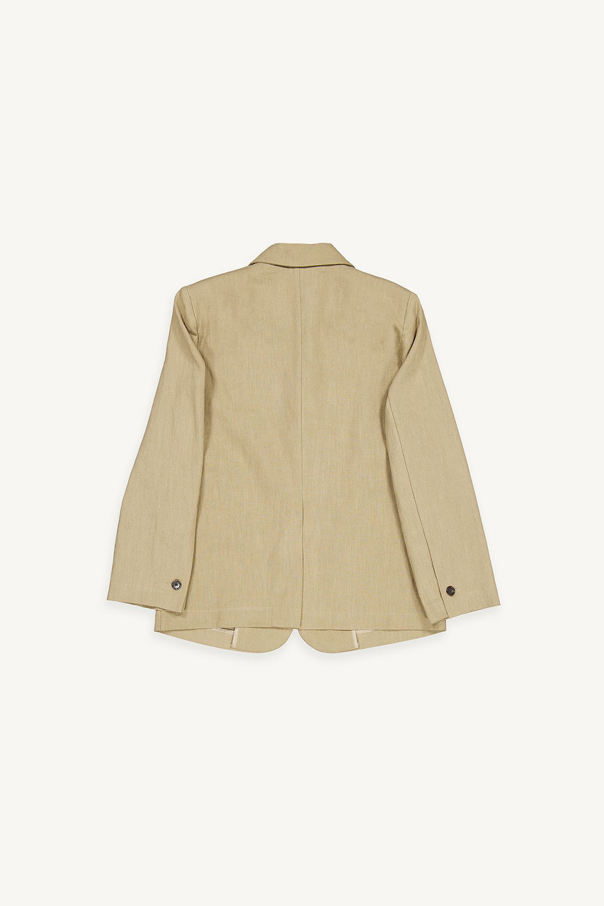 Moa Linen Jacket, Beige