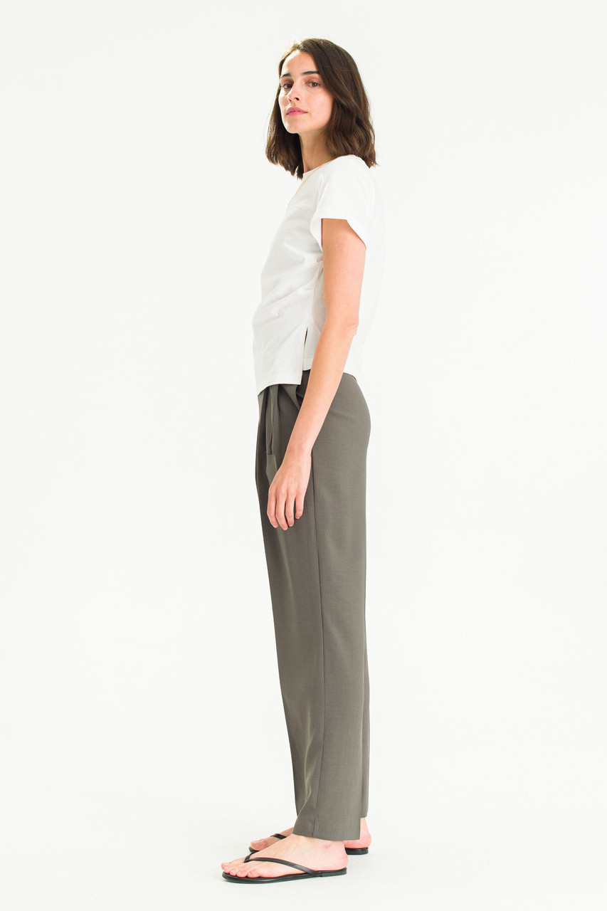 Mui Belted Trousers, Charcoal