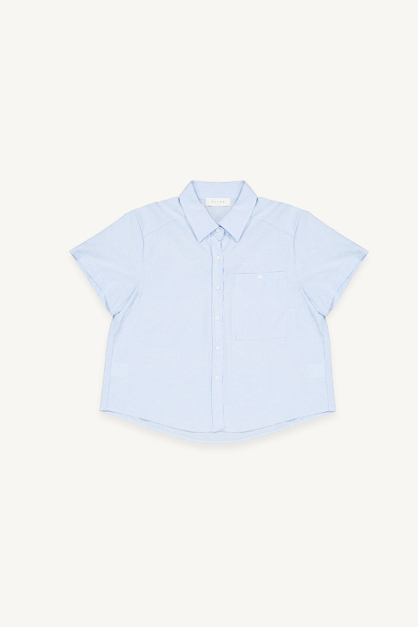 Tomo Short Sleeve Shirt, Blue