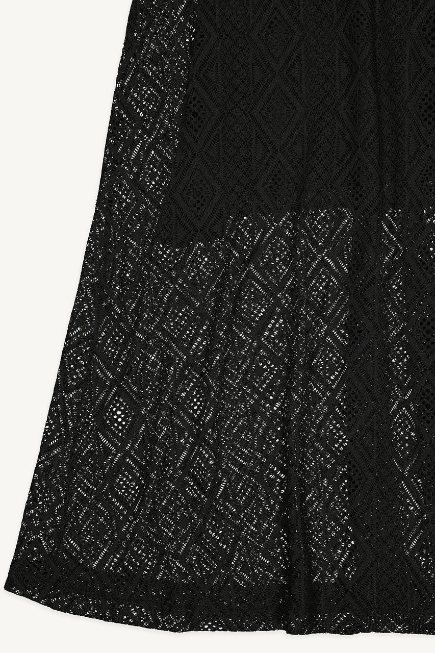 Lace Cami Dress, Black