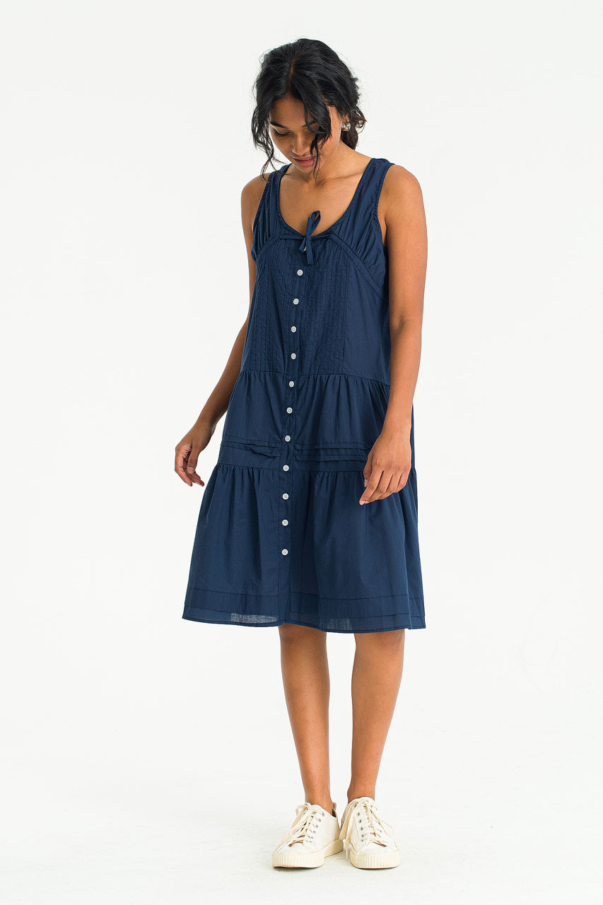 Soma Sleeveless Dress, Navy