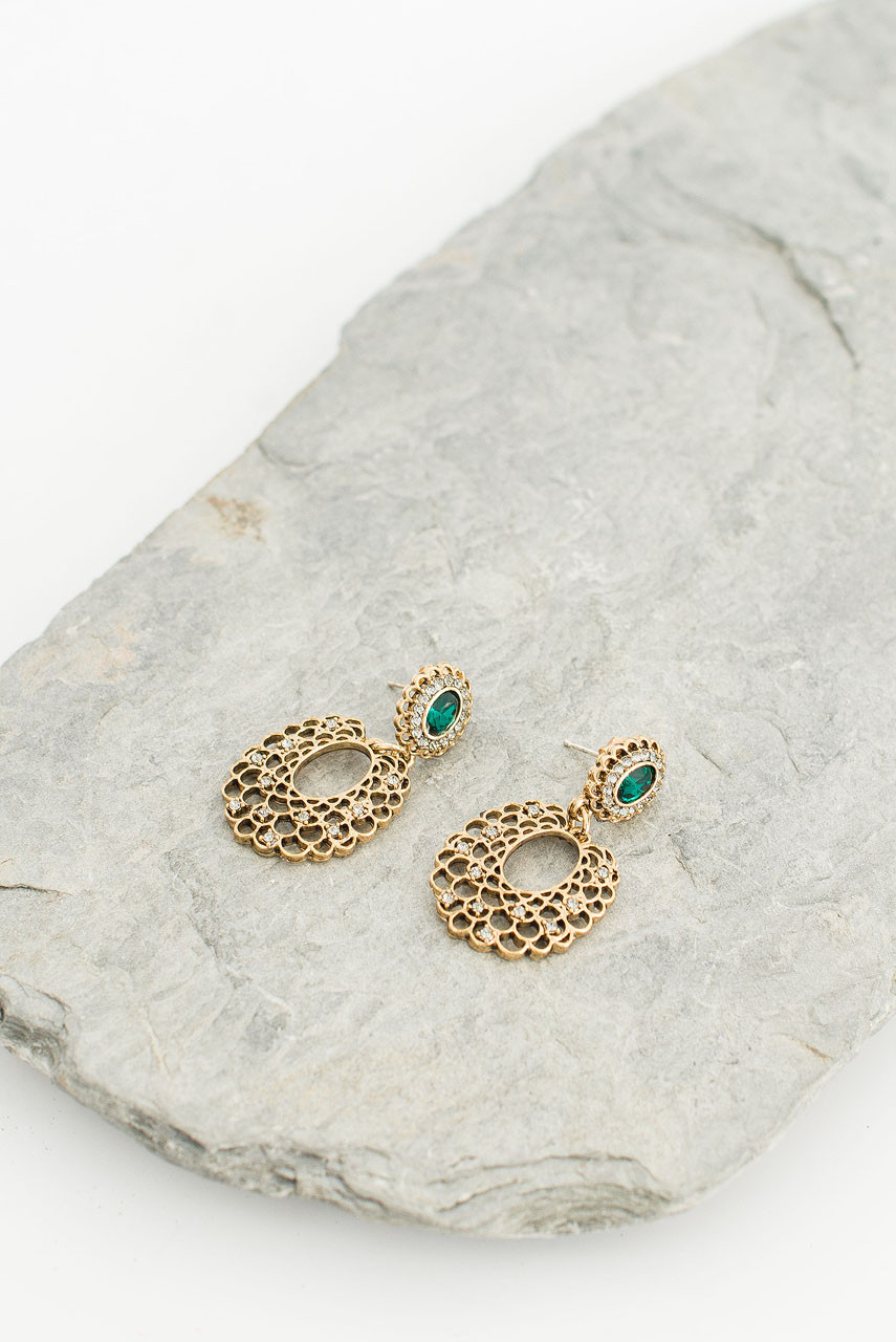 Judit Earrings, Gold Plated