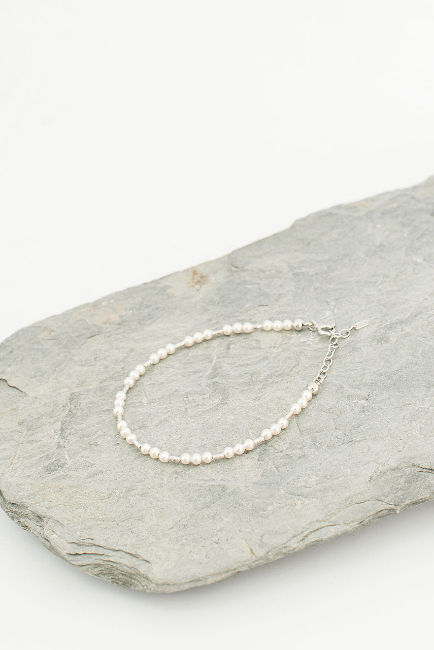 Annabelle Tiny Pearl Bracelet, Sterling Silver