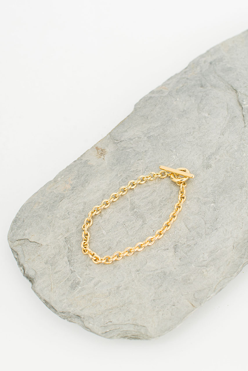 Chelsea Chain Bracelet, 14K Gold Plated