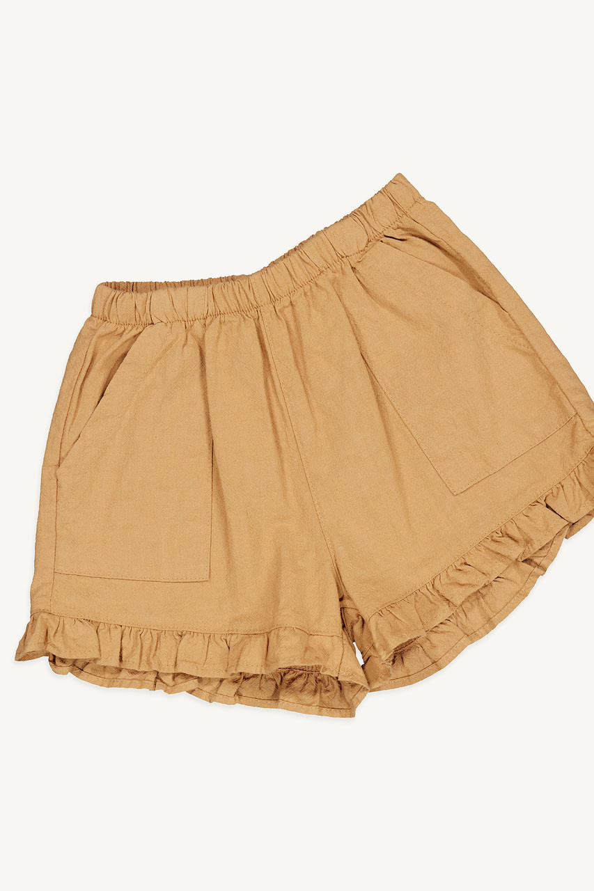 Mini Olive | Frill Mini Short, Brown