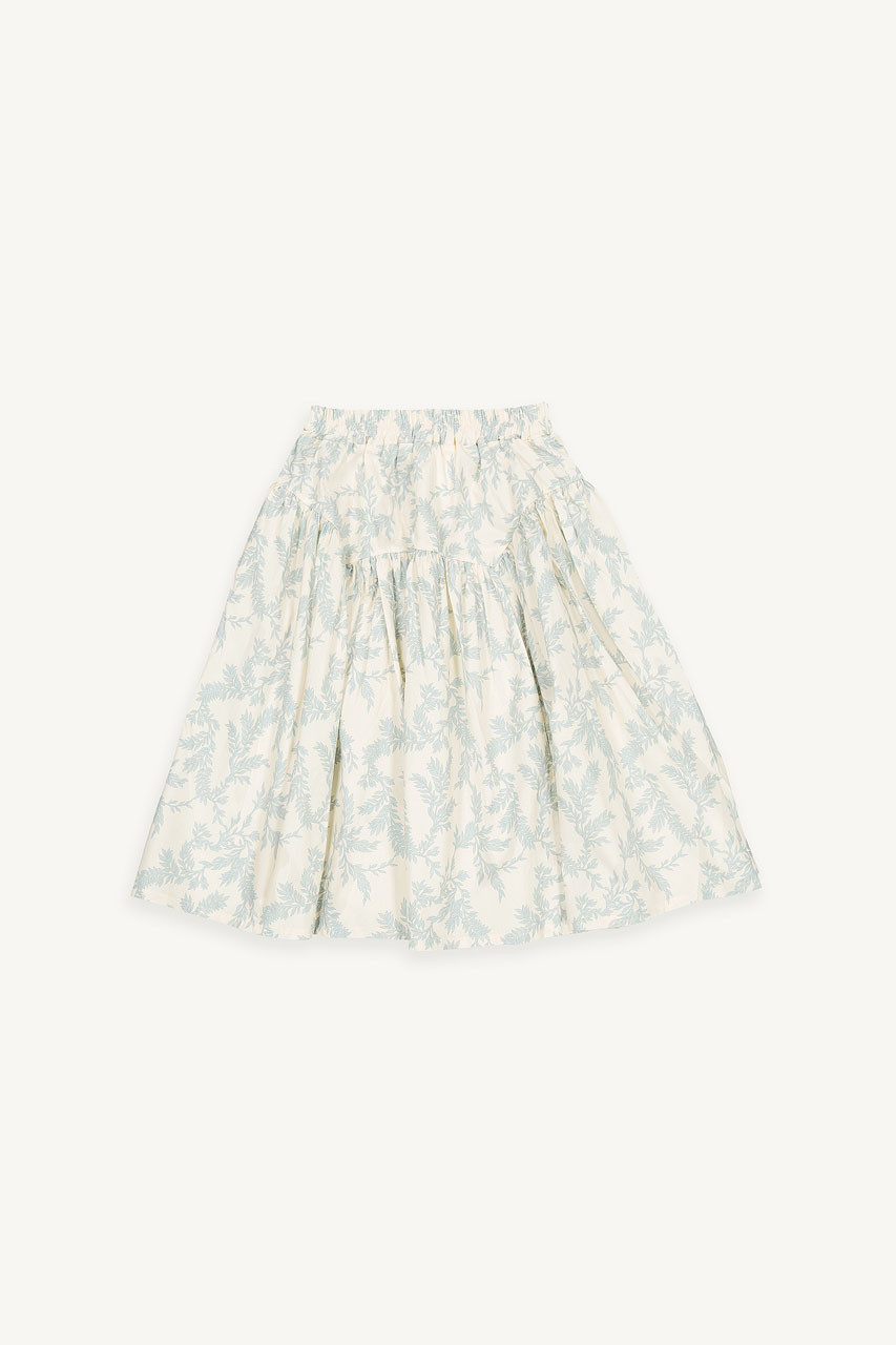 Mini Olive | Jane Flower Skirt, Light Blue