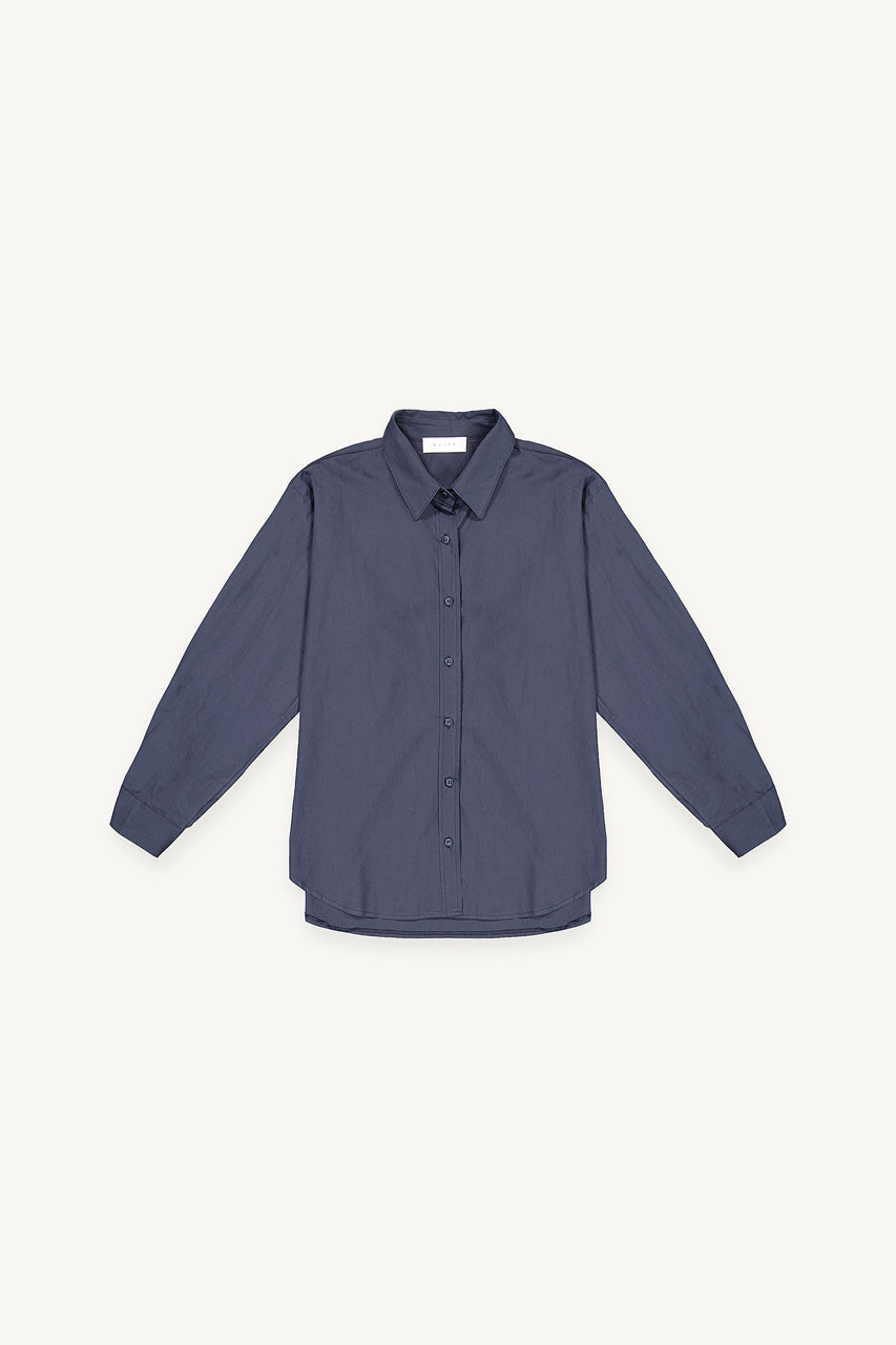 Cotton Standard Shirt, Navy