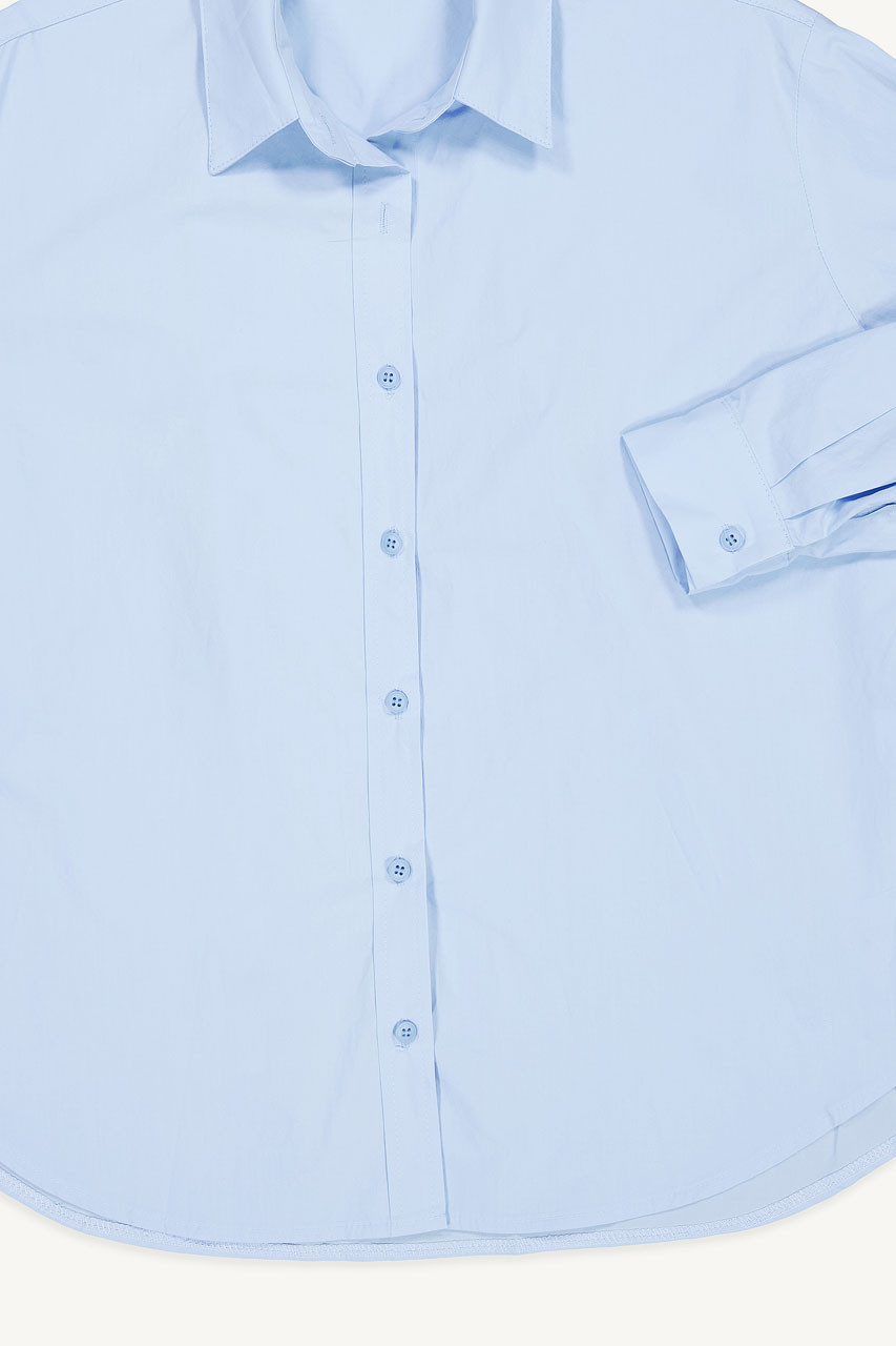 Cotton Standard Shirt, Blue
