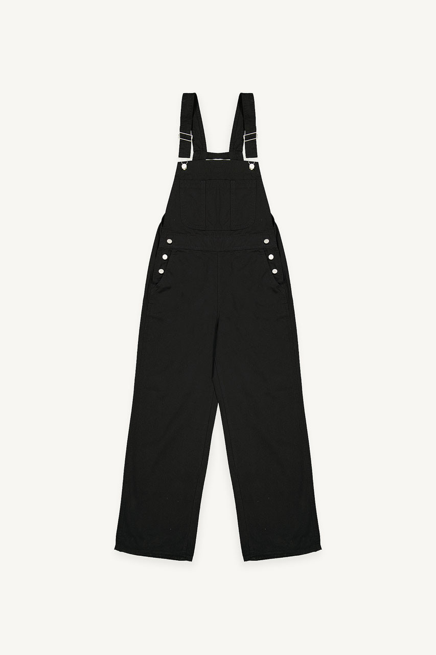 Tomo Denim Dungarees, Mid Blue