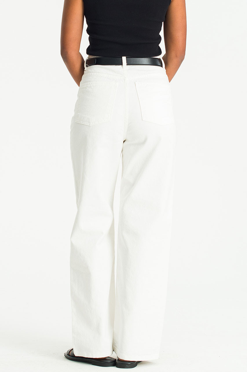 Sienna Wide Denim Jean, White