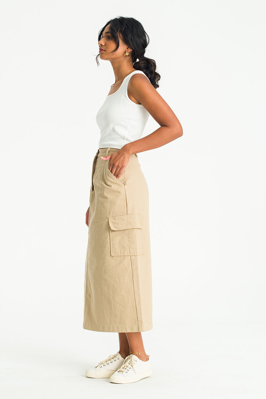 スカート [OPEN YY] CARGO POCKET FIELD SKIRT : 2 COLOR OPEN YY Rolled Waist Cargo Skirt – Cycle Platform