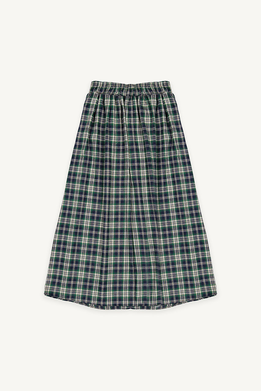 Takumi Check Skirt, Navy