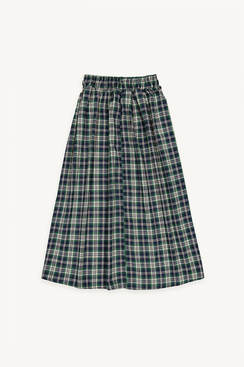 Takumi Check Skirt, Navy