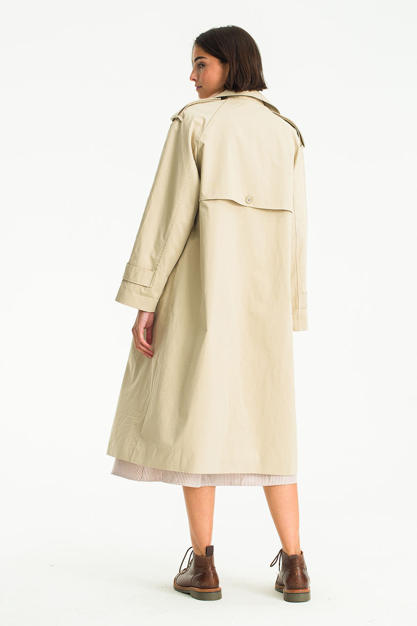 ジャケット・アウター HYEON 2way trench coat / beige EMBROIDERED TRENCH COAT BEIGE – Victoire Paris