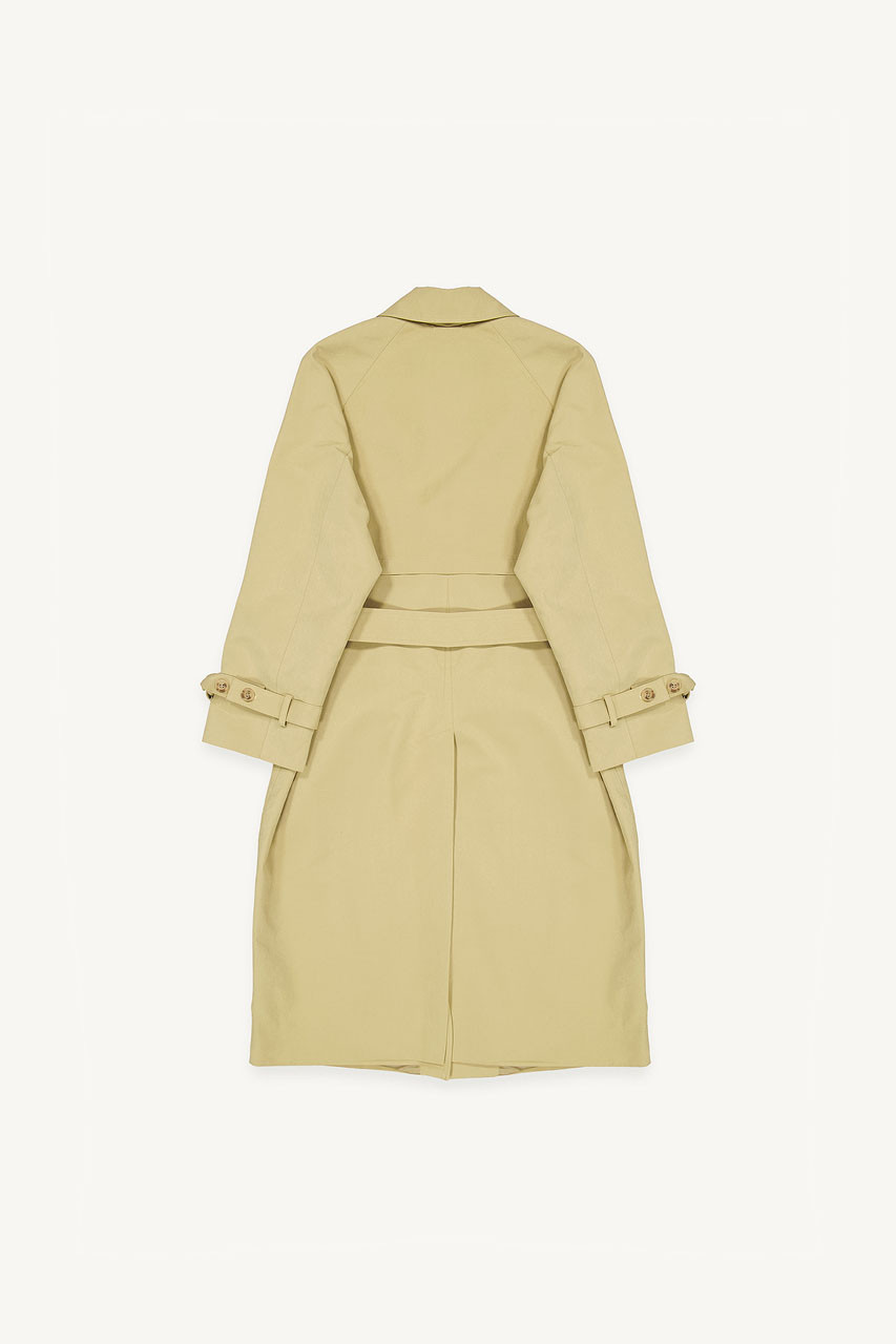 Ginja Single Button Trench, Beige