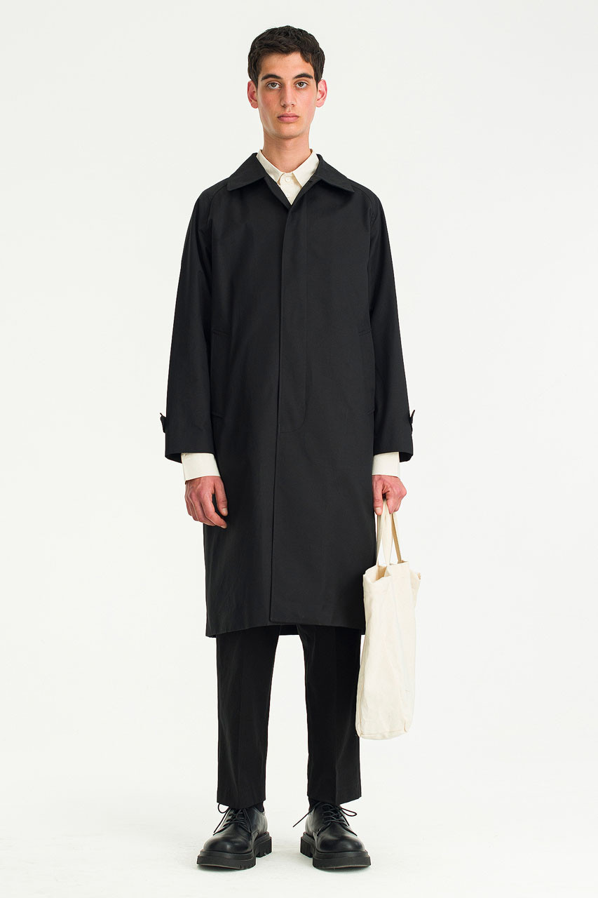 Menswear | Balmacaan Coat, Black