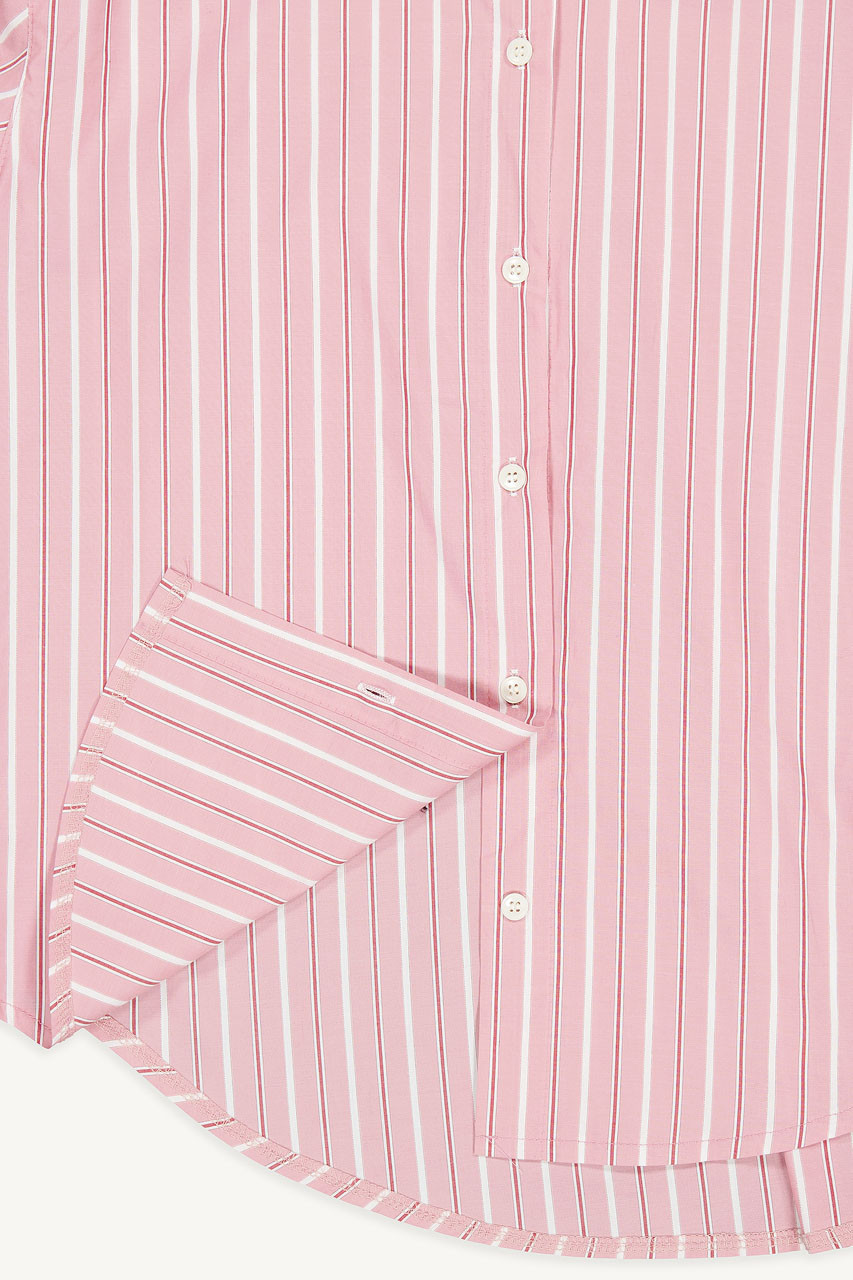 Selma Pin Stripe Shirt, Pink