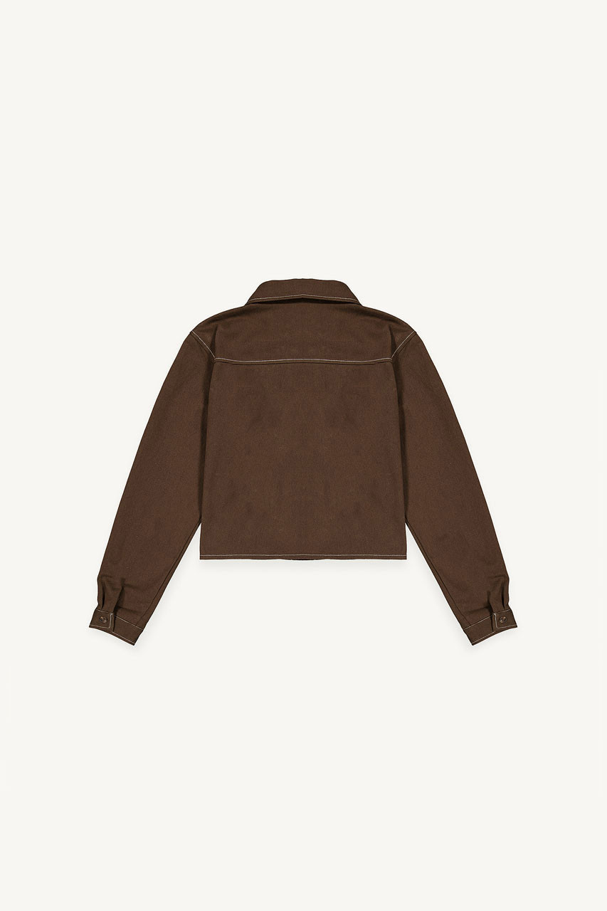 Shizo Stitch Jacket, Brown