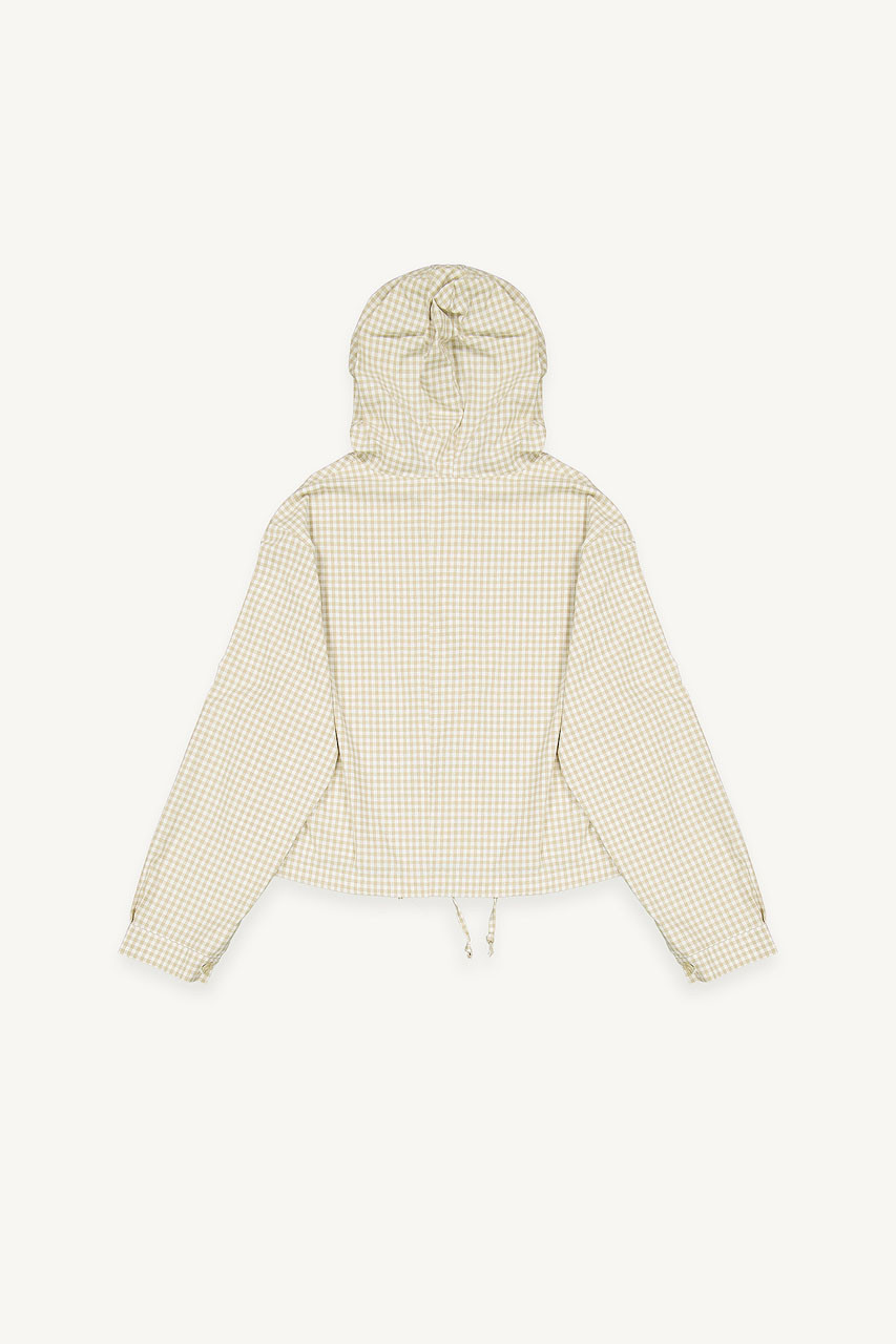 Maple Gingham Hood, Beige