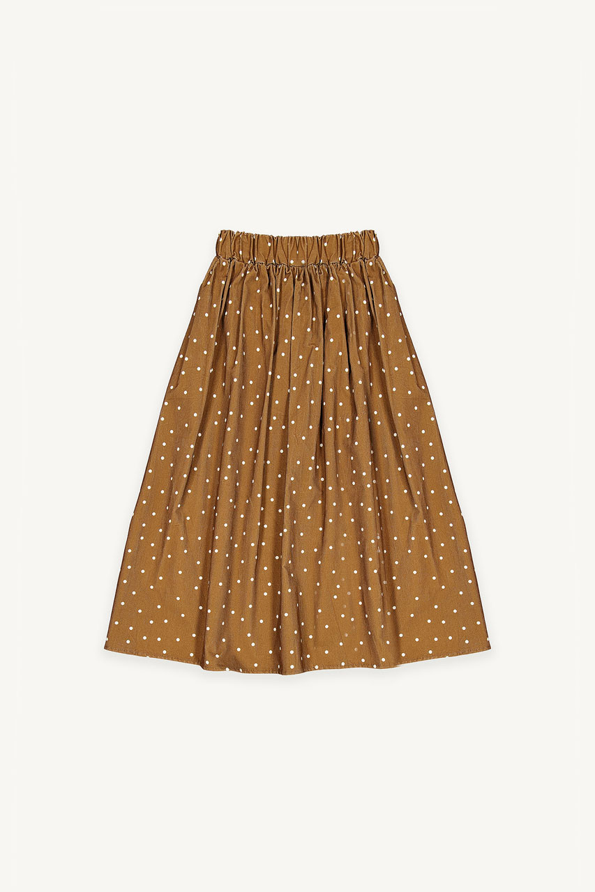 Poppy Polka Dot Skirt, Brown