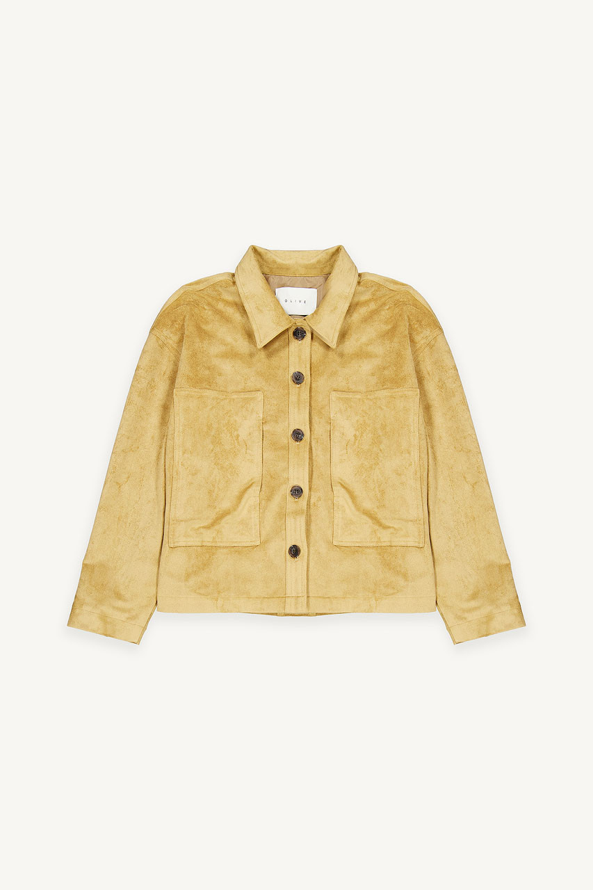 Mya Suede Blouson, Camel