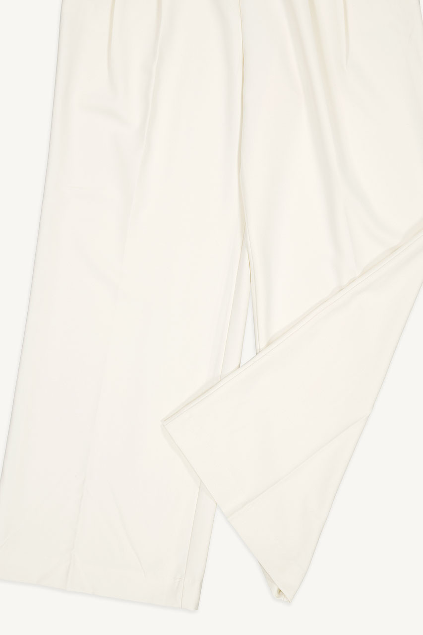 Two Tuck Slacks, Ivory