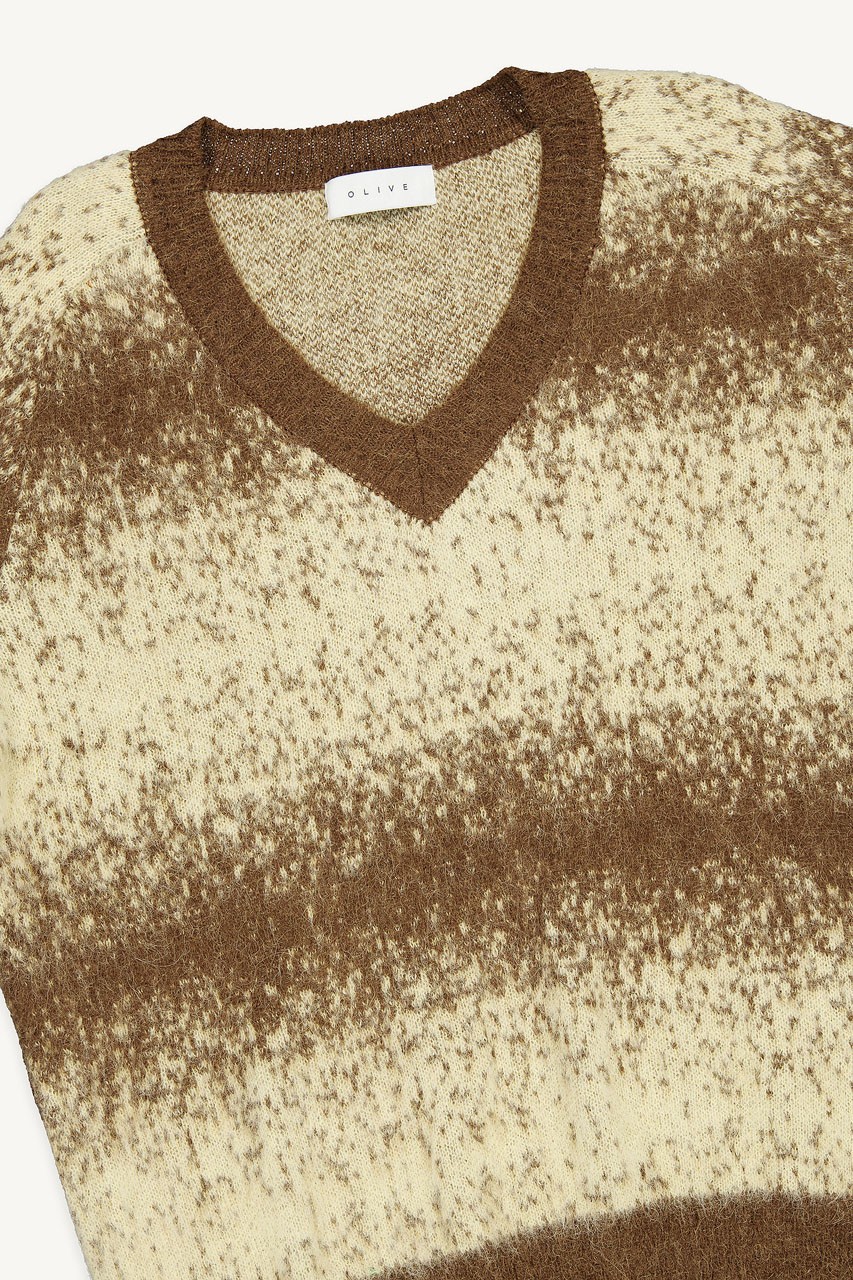 Blushed Gradation Jumper, Butter