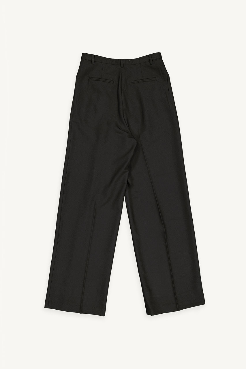 Low Rise Slacks, Black