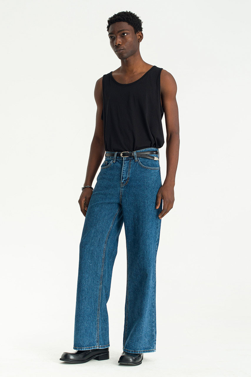 Menswear | Bootcut Jeans, Mid Blue