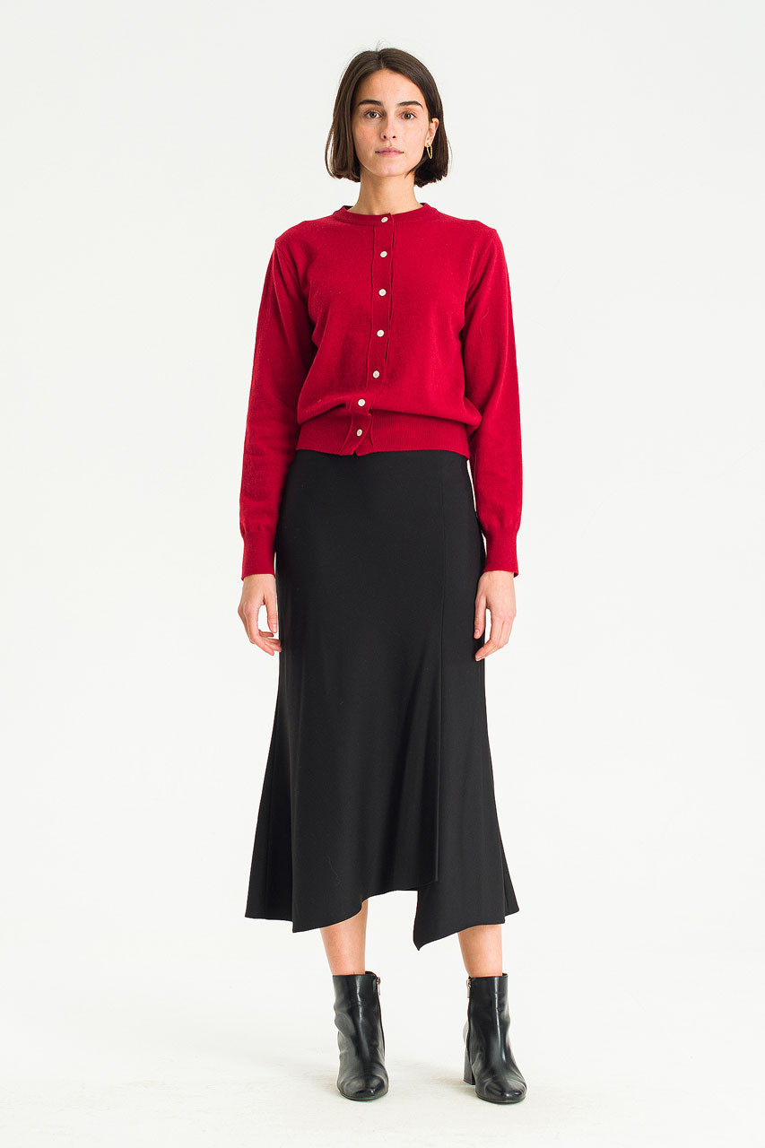 Laura Soft Flair Skirt, Beige